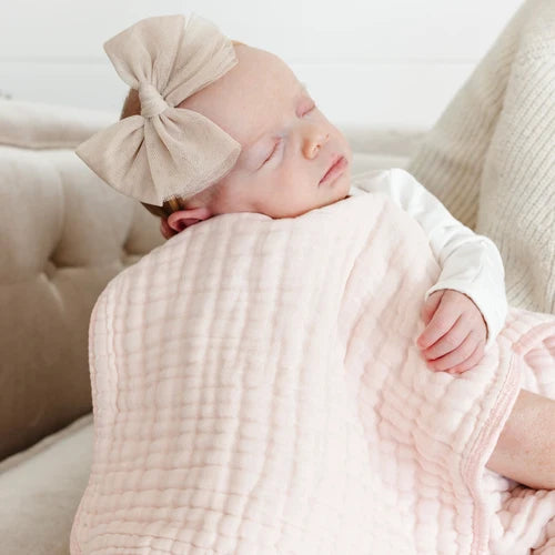 Cloud Muslin Burp Cloth 2 Pack- Blush