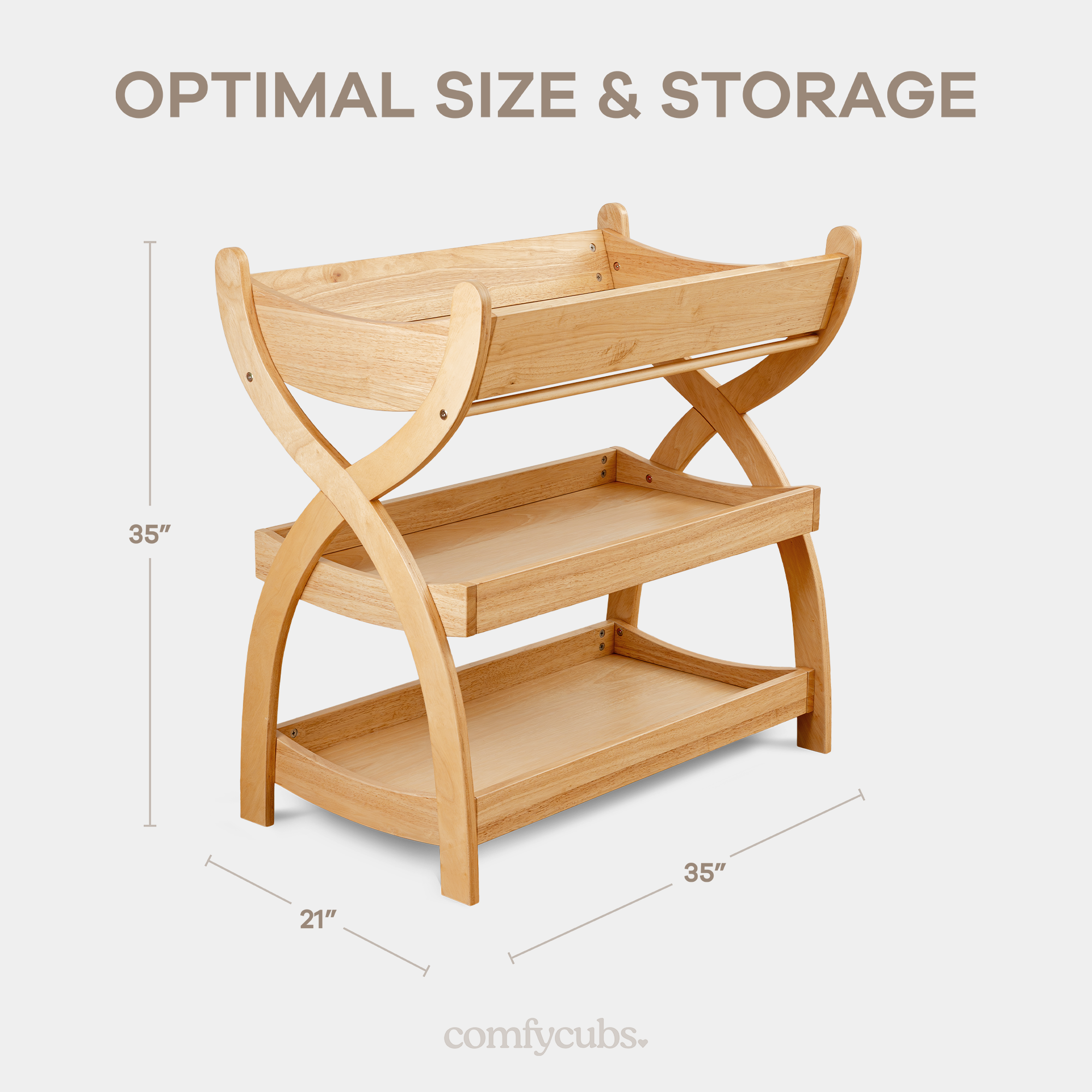 Baby Changing Table, Infant Daycare Essentials by Comfy Cubs