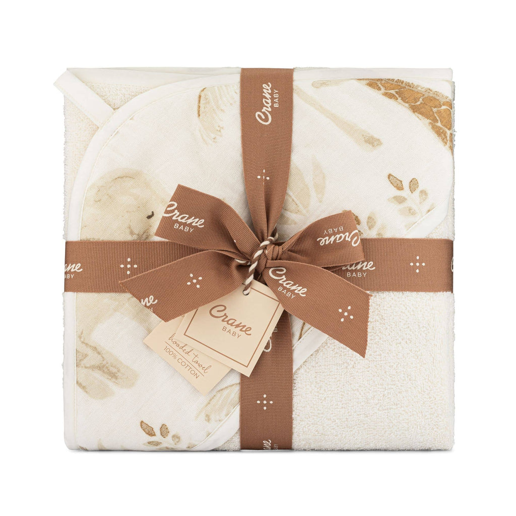 Kendi Baby Hooded Towel (Safari Animal)