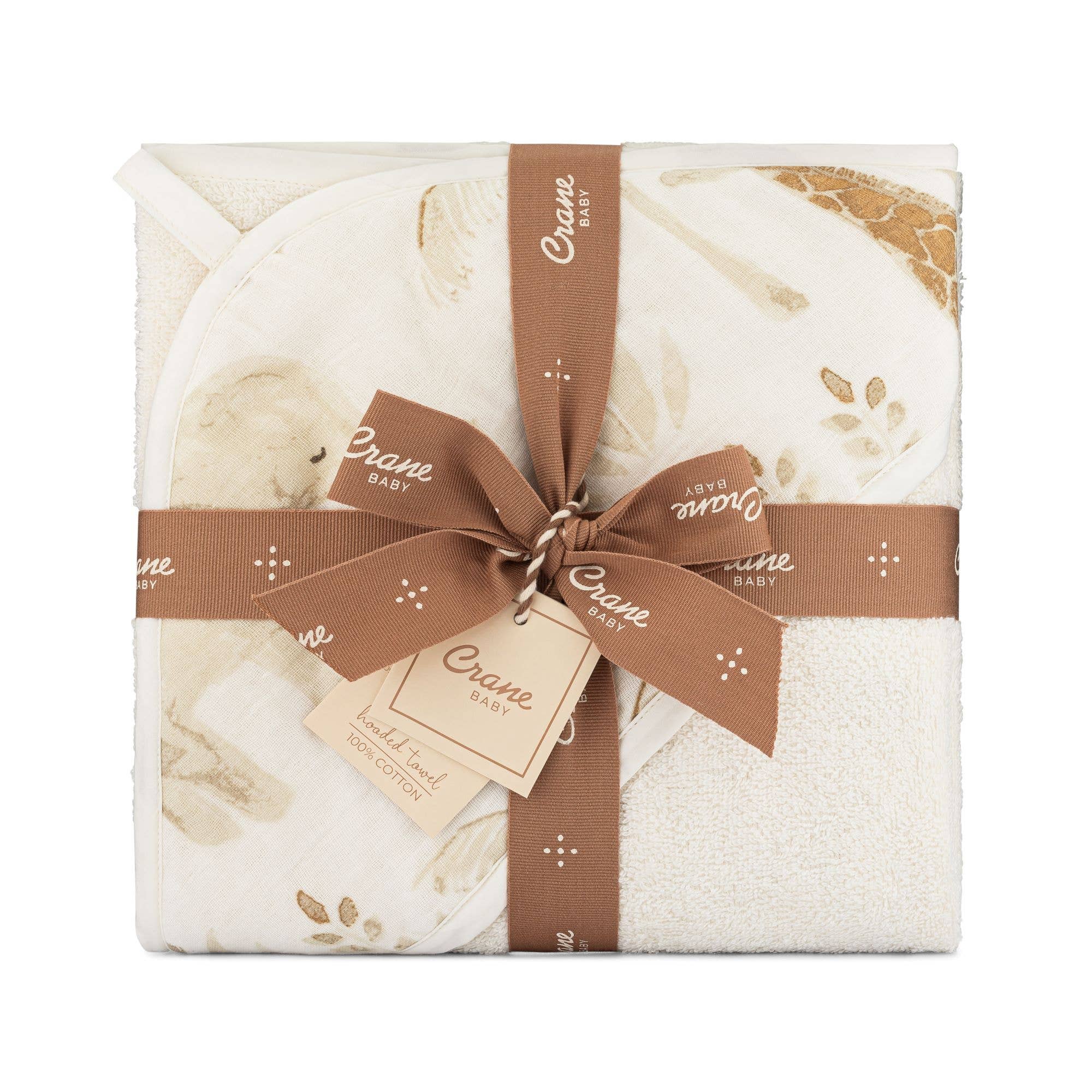Kendi Baby Hooded Towel (Safari Animal)