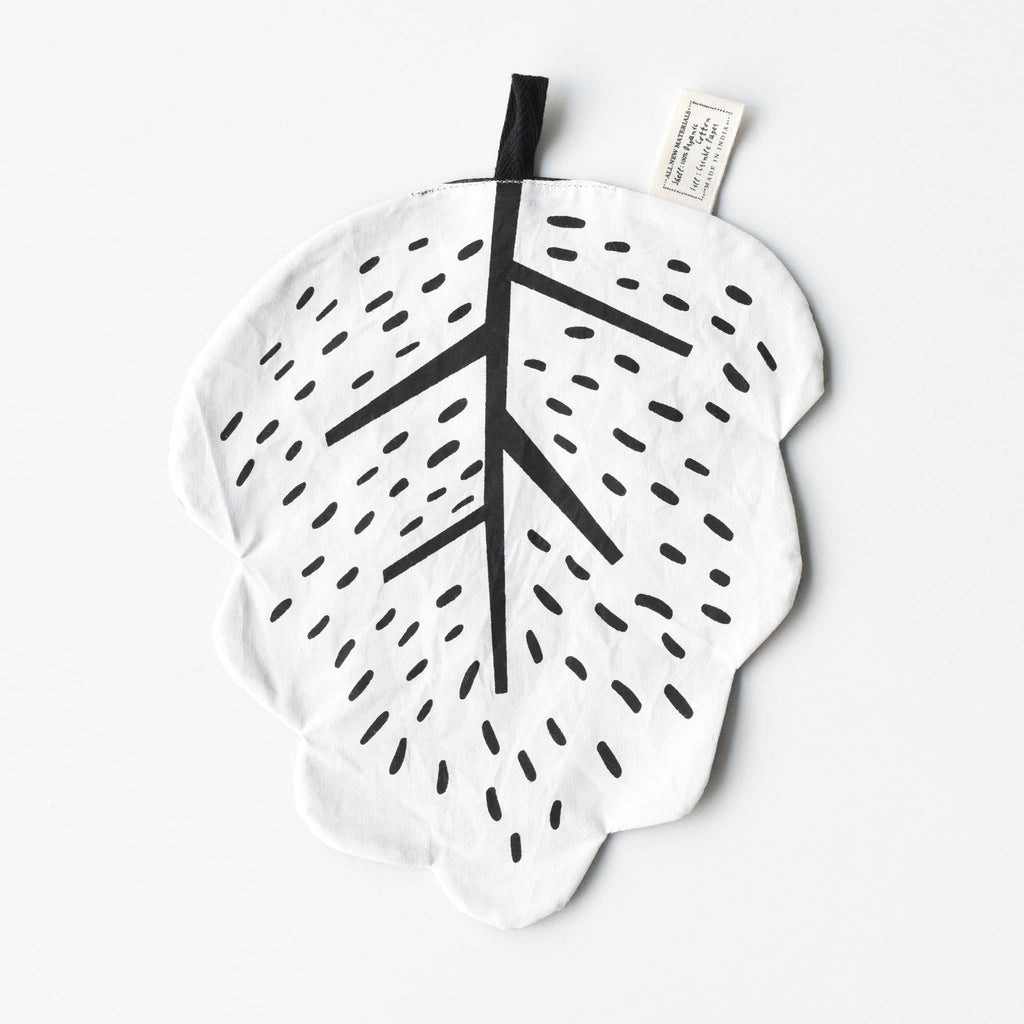 Leaf Crinkle - Organic Fabric Baby Crinkle Paper Toy