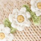 Baby honey bear (ivory floral)