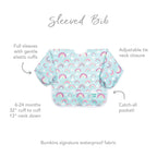 Sleeved Bib: Rainbows