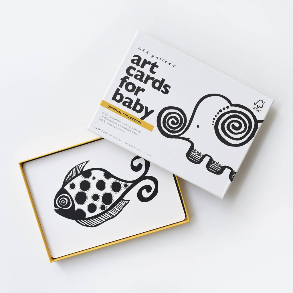 Art Cards for Baby - Original Animals - Infant Flash Cards