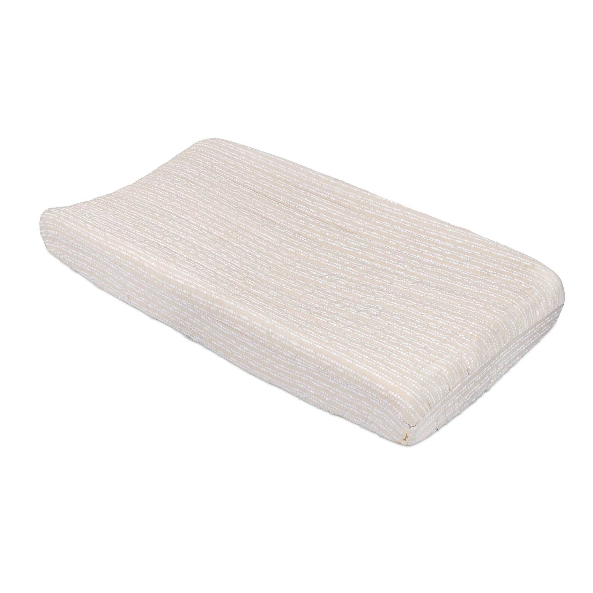 Cove Quilted Change Pad Cover (Neutral Dot)