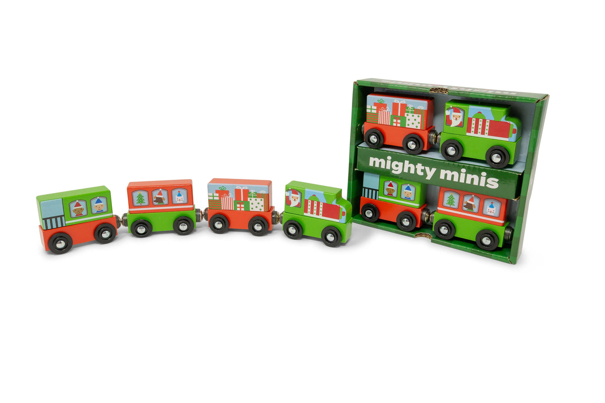 Magnetic Christmas Train Mighty Minis- Set of 4