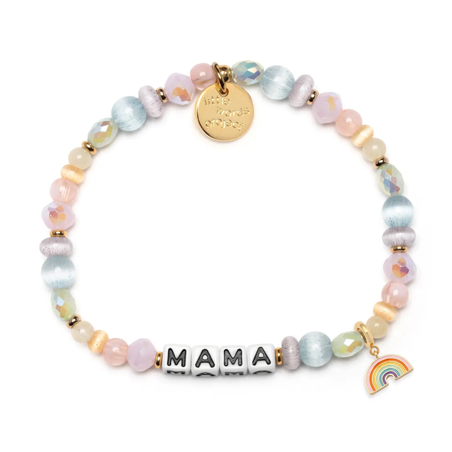 White "Mama" Ask Me Nicely Bracelet