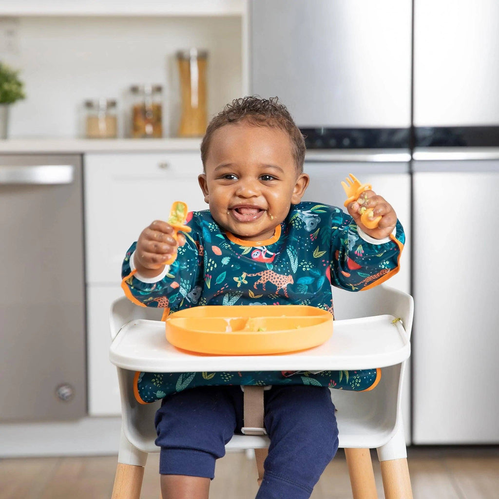 Sleeved Bib: Jungle