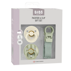 Colour Pacifier and Loop Clip Gift Set