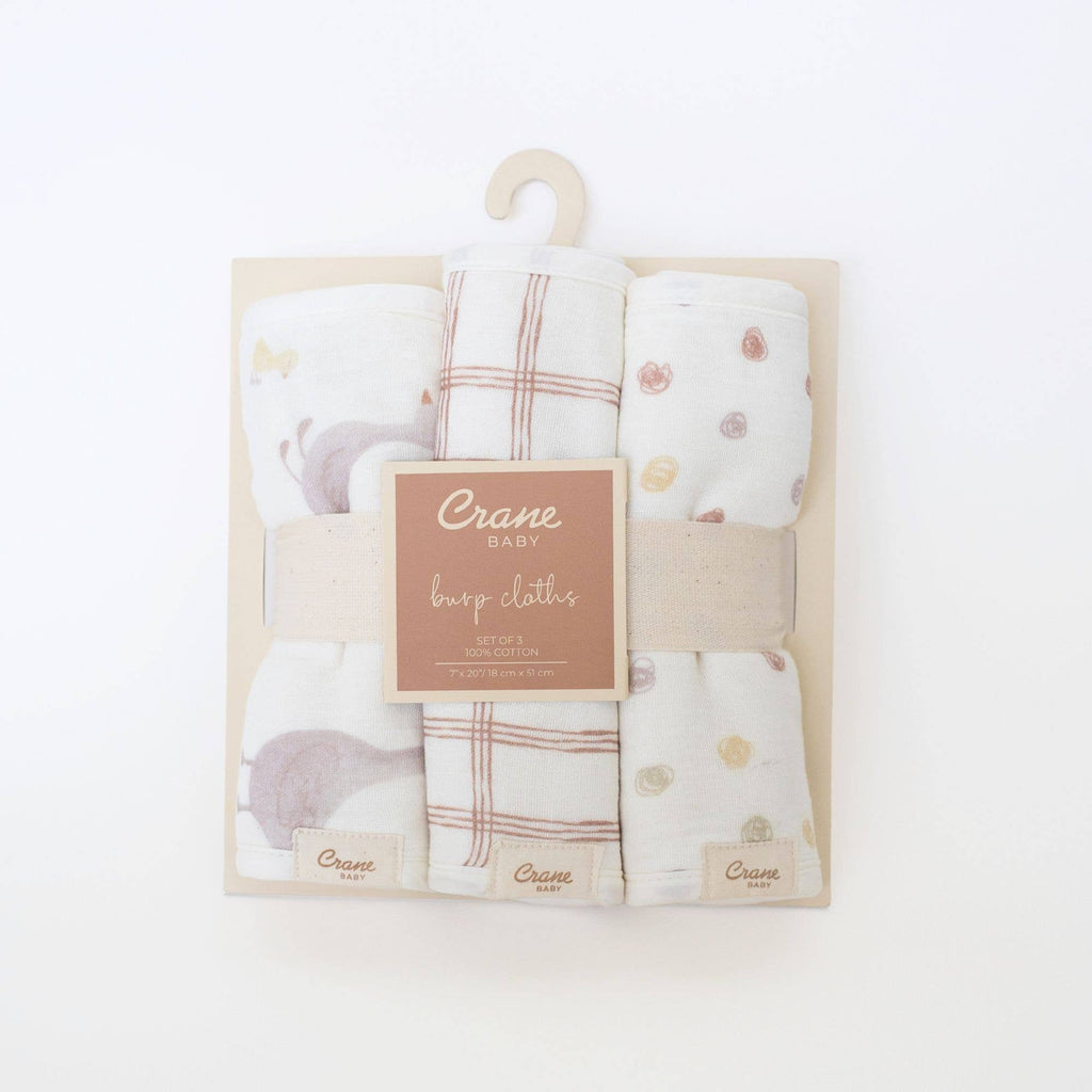 Charlie 3-pc. Farmhouse Goose Burp Cloth Set