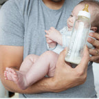 Set of Two Natursutten Glass Baby Bottles (Small & Large)