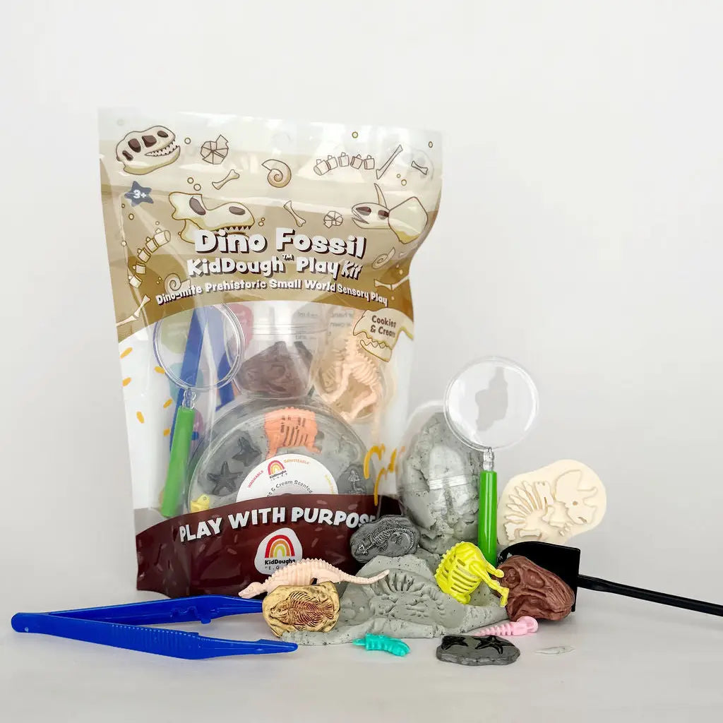 Dinosaur Fossil Dig KidDough Play Kit