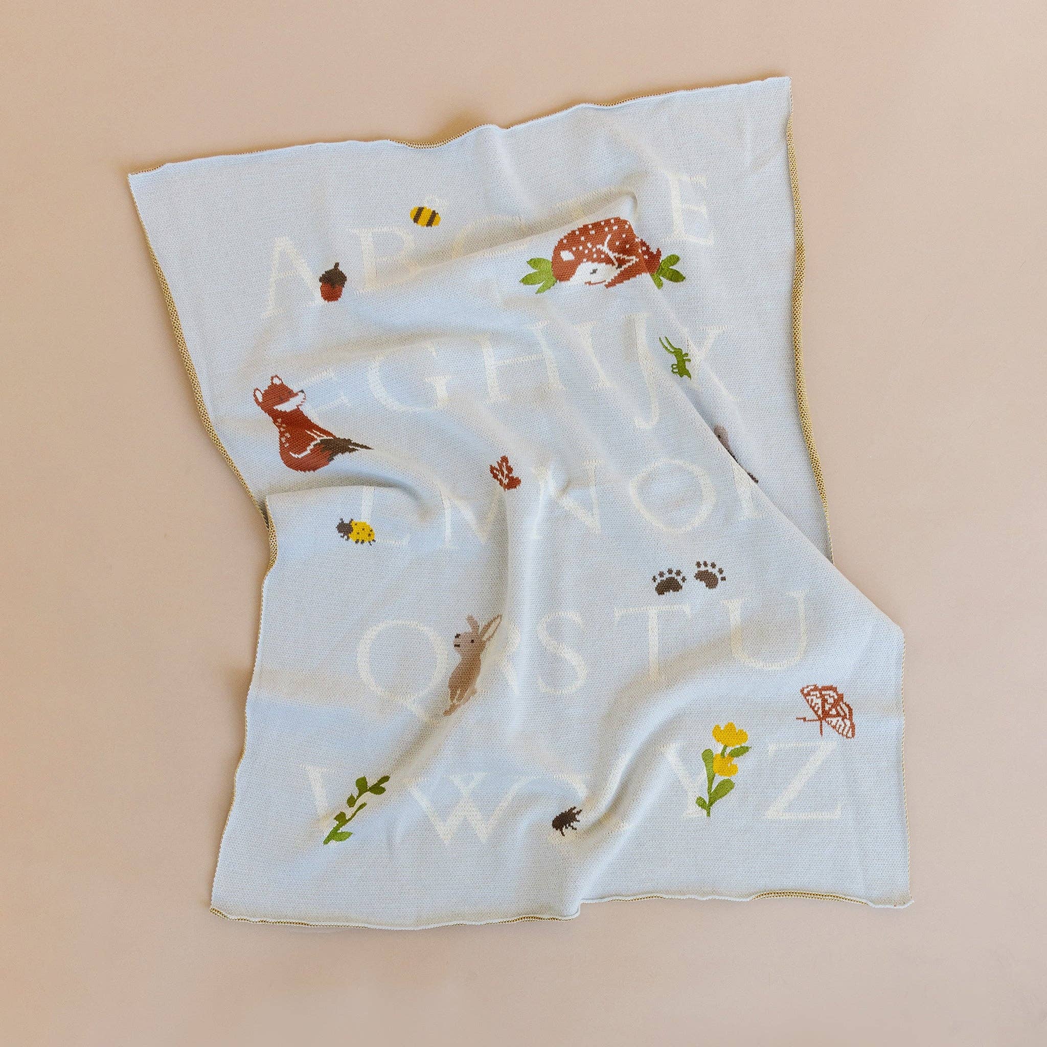 Blanket ABC Woodland Baby Organic Cotton Christmas Gift