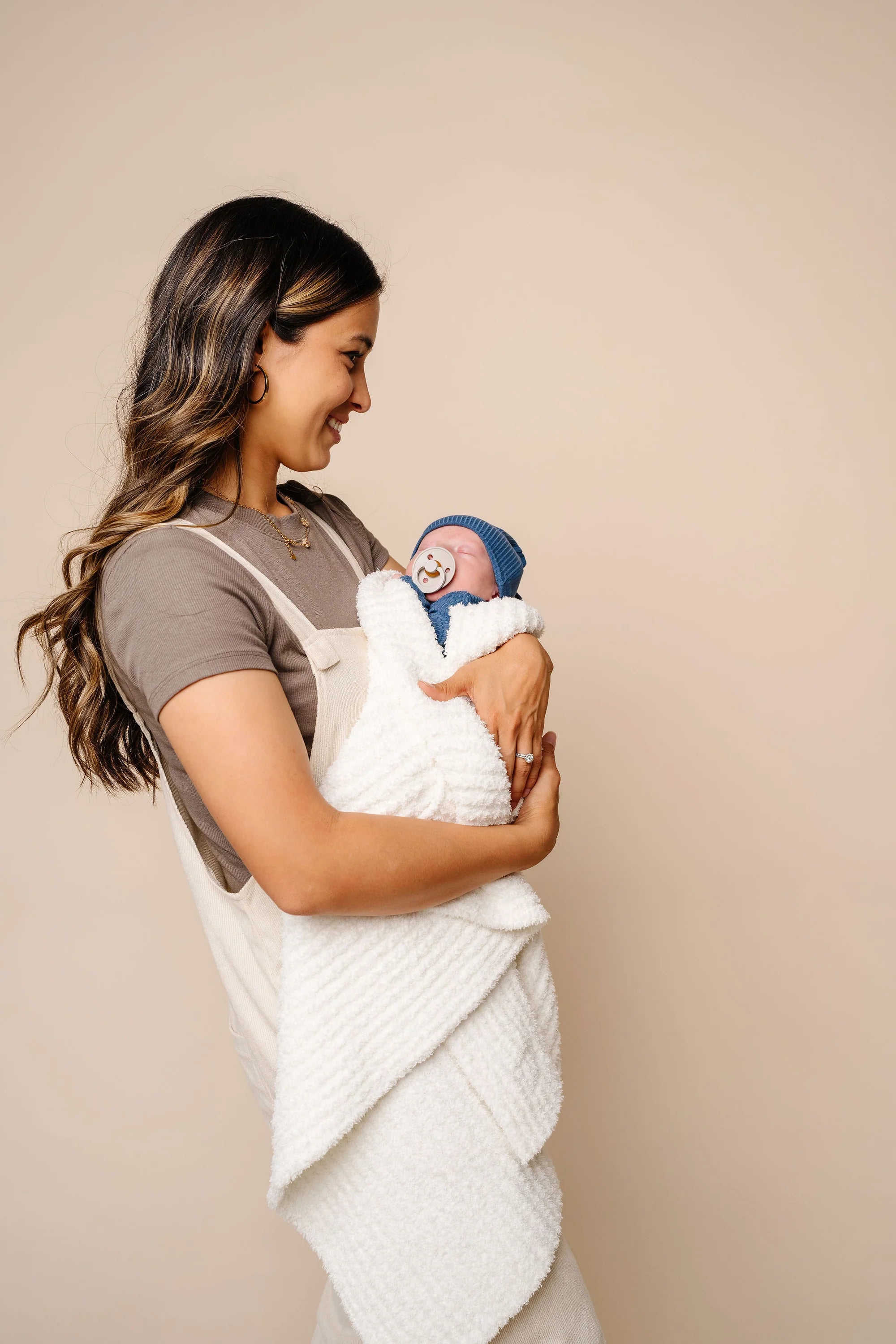 Chenille Blanket- White