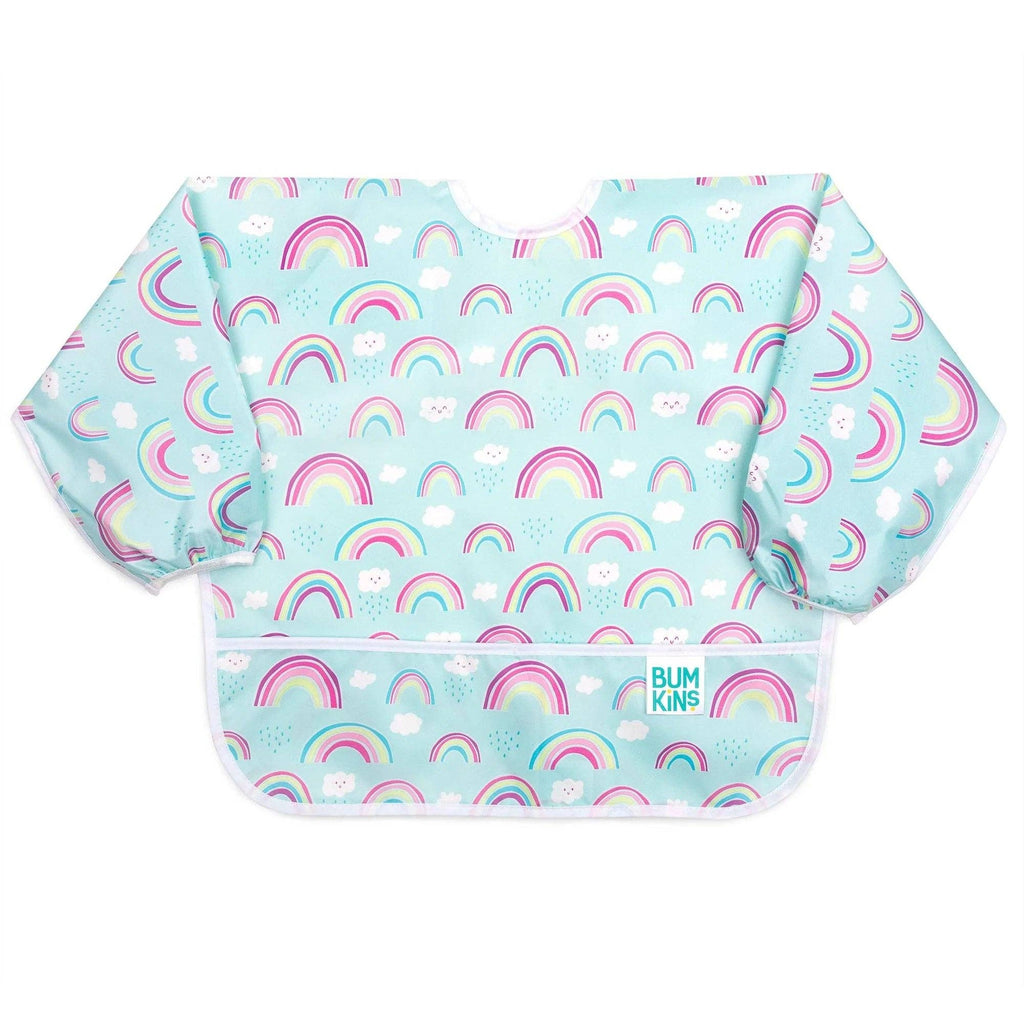 Sleeved Bib: Rainbows