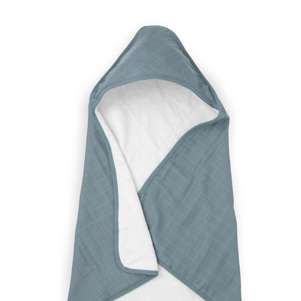 Cotton Hooded Infant Towel- Sea