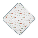 Cotton Hooded Infant Towel- Farmyard