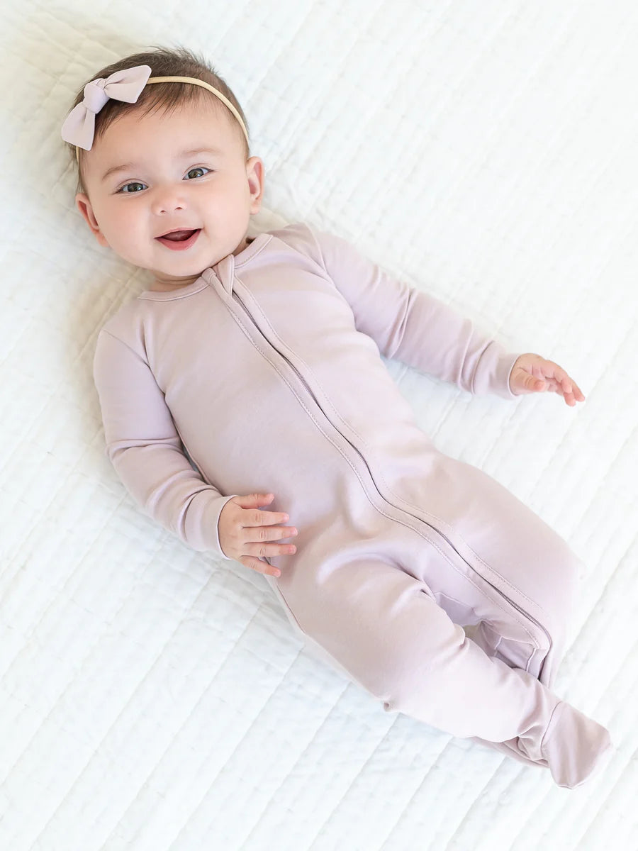 Peyton Zipper Sleeper- Wisteria