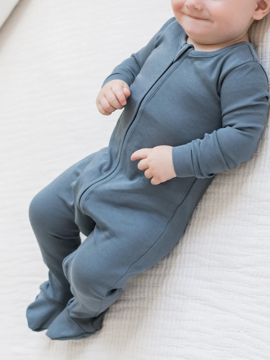 Peyton Zipper Sleeper- Harbor