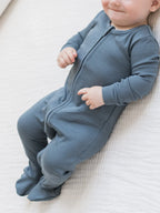 Peyton Zipper Sleeper- Harbor