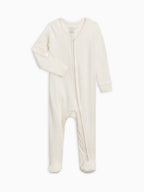Peyton Zipper Sleeper- Ivory