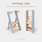 Kids Step Stool for Ages 3+ by Comfy Cubs