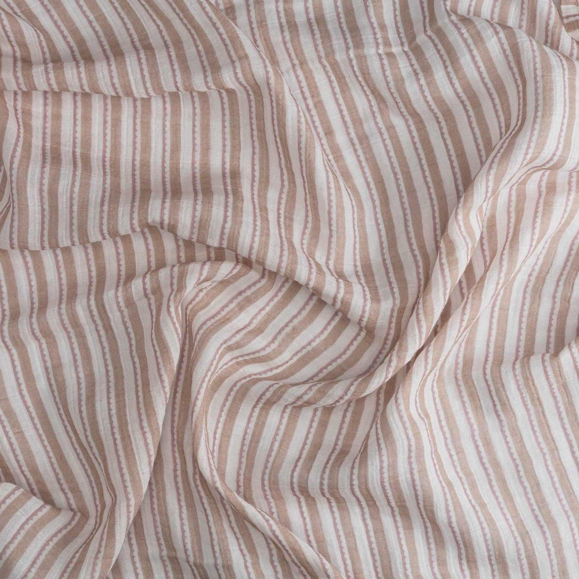 Violet Floral 100% Cotton Muslin Swaddle Blankets (Set of 3)