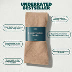 Compression Socks for Pregnancy (15–20 mmHg) – Sand