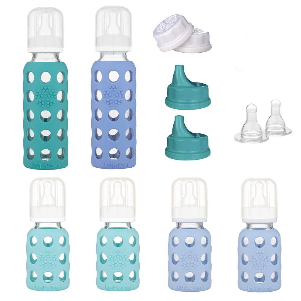 6 Glass Bottle Baby Starter Kit