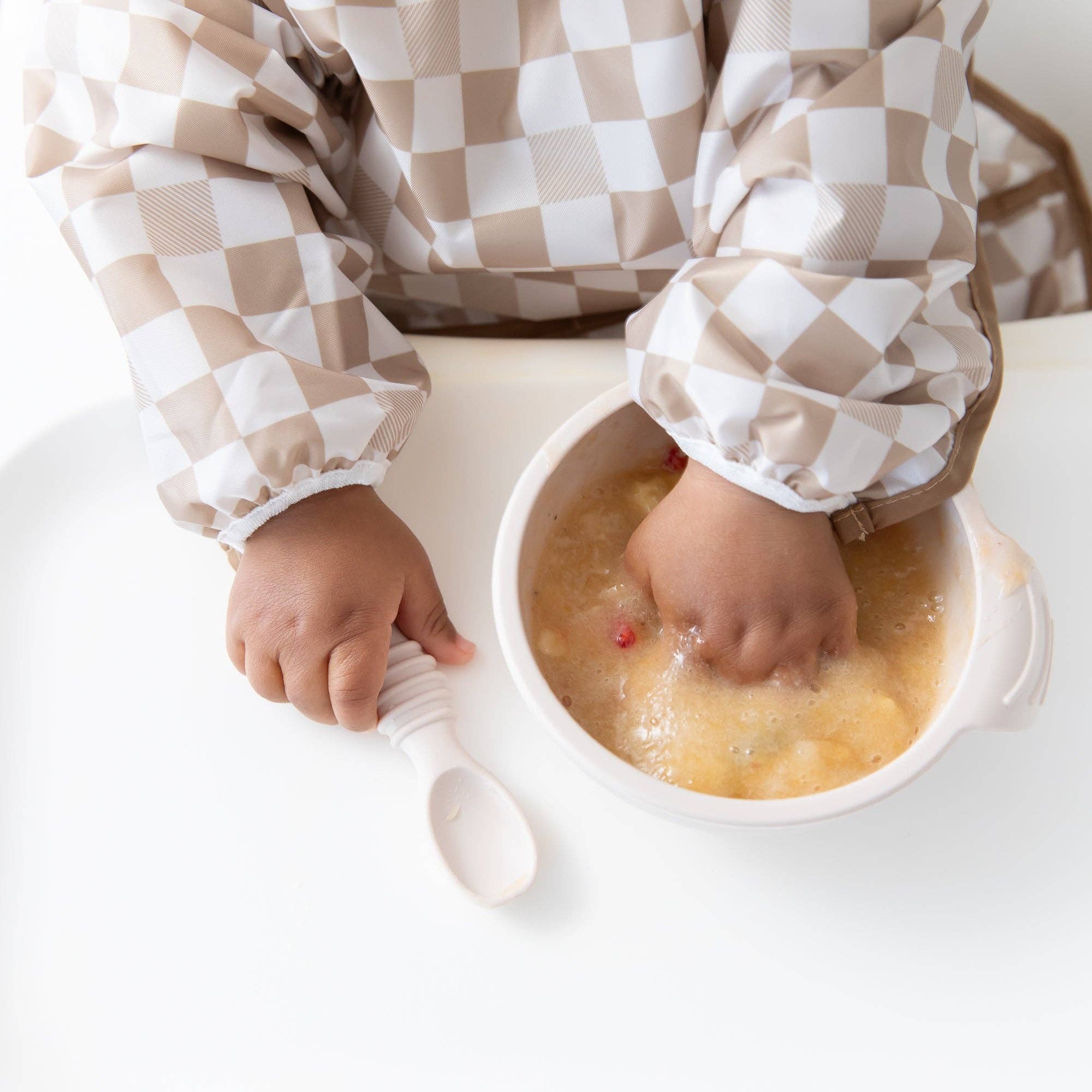 Sleeved Bib: Sand Check