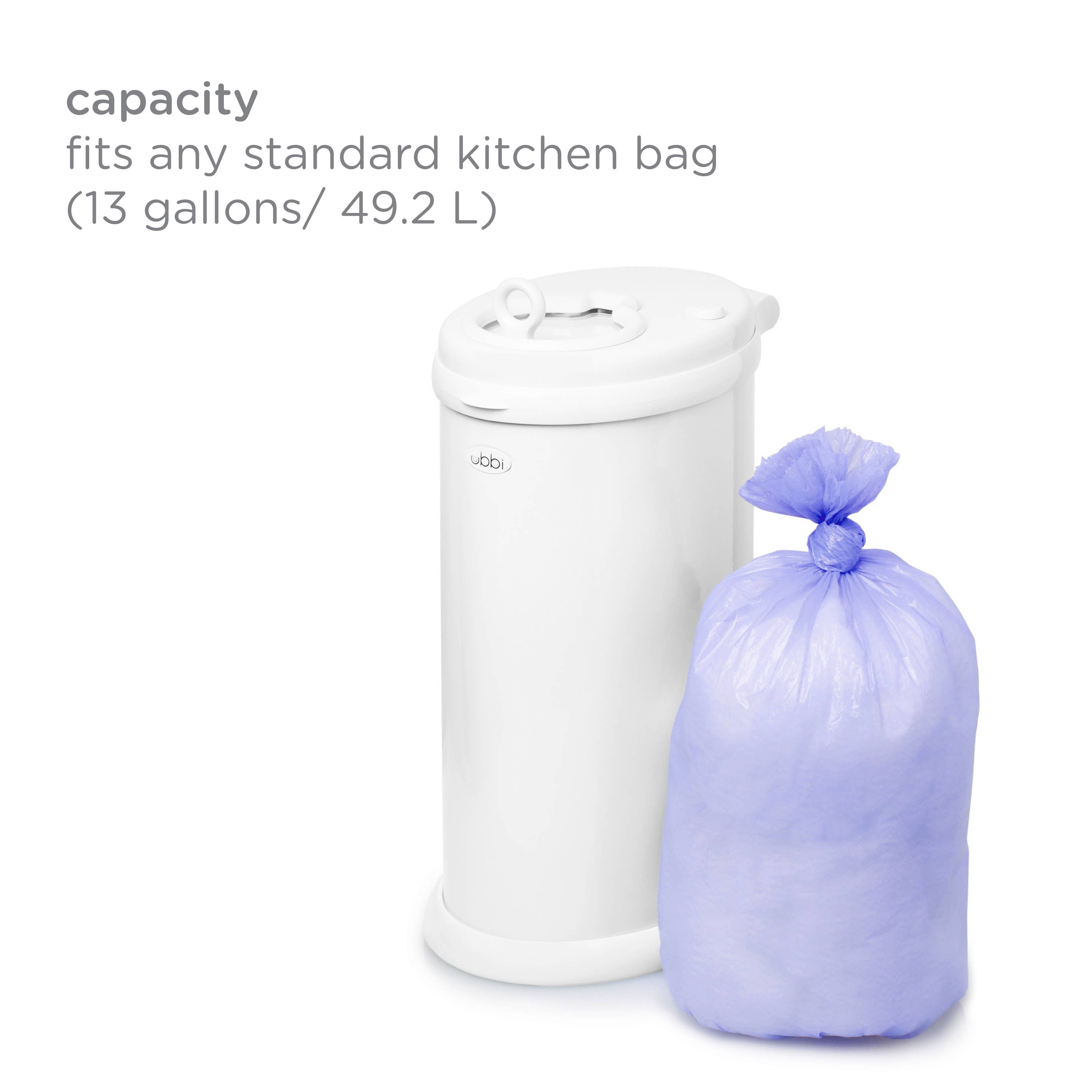 Baby Diaper Pail Plastic Waste Bags, 75 Count