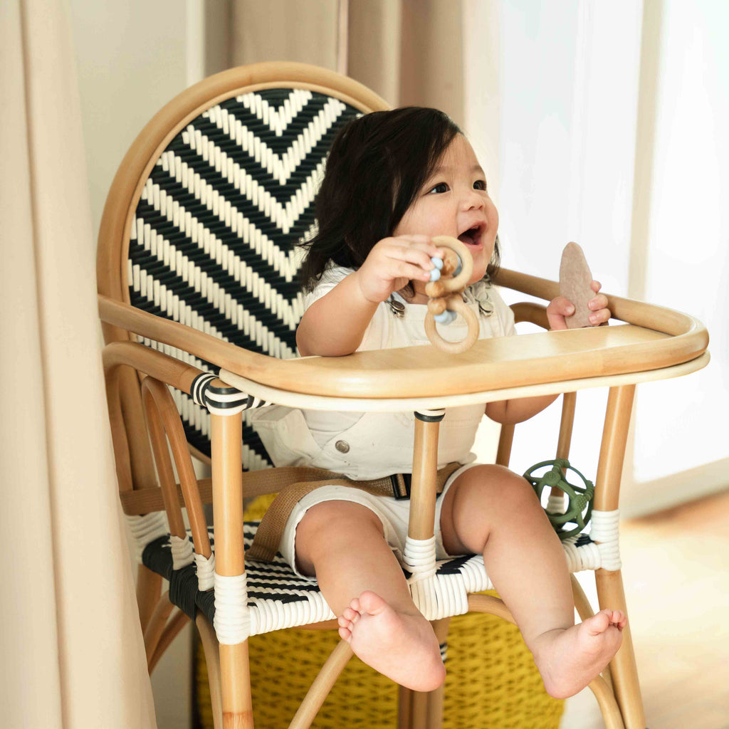 Handcrafted - Tumbuh Kids High Chair - Rattan Wicker