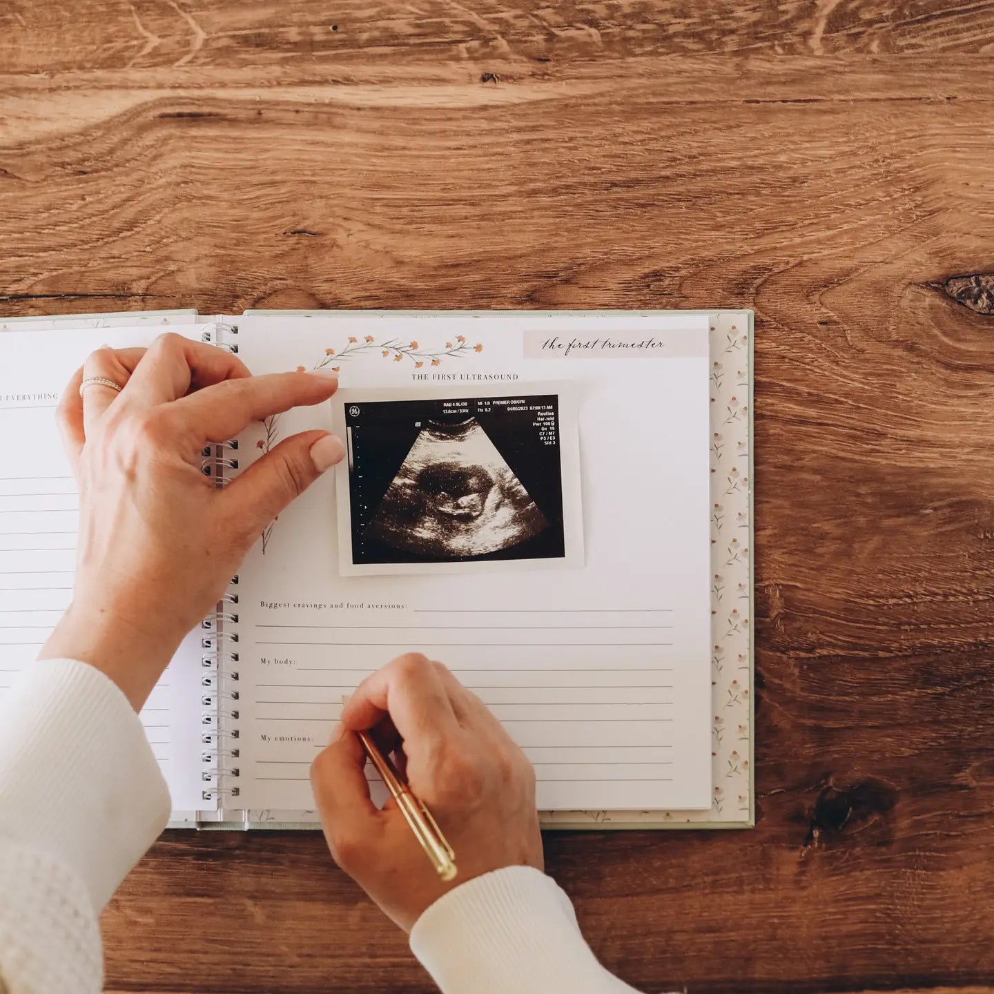 Lucy Darling Pregnancy Journal- Moss Green