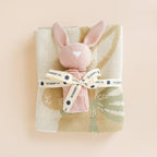 Blanket Pastel Bunny Cotton Baby Decor Gift Spring