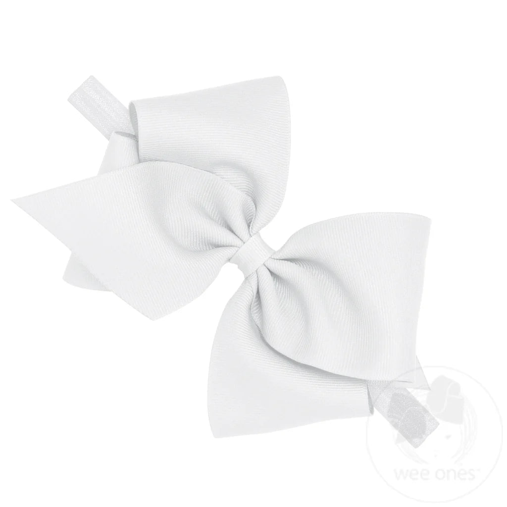 Mini King Grosgrain Bow on Baby Band