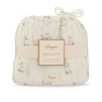Organic Cotton Bunny Fitted Crib Sheet
