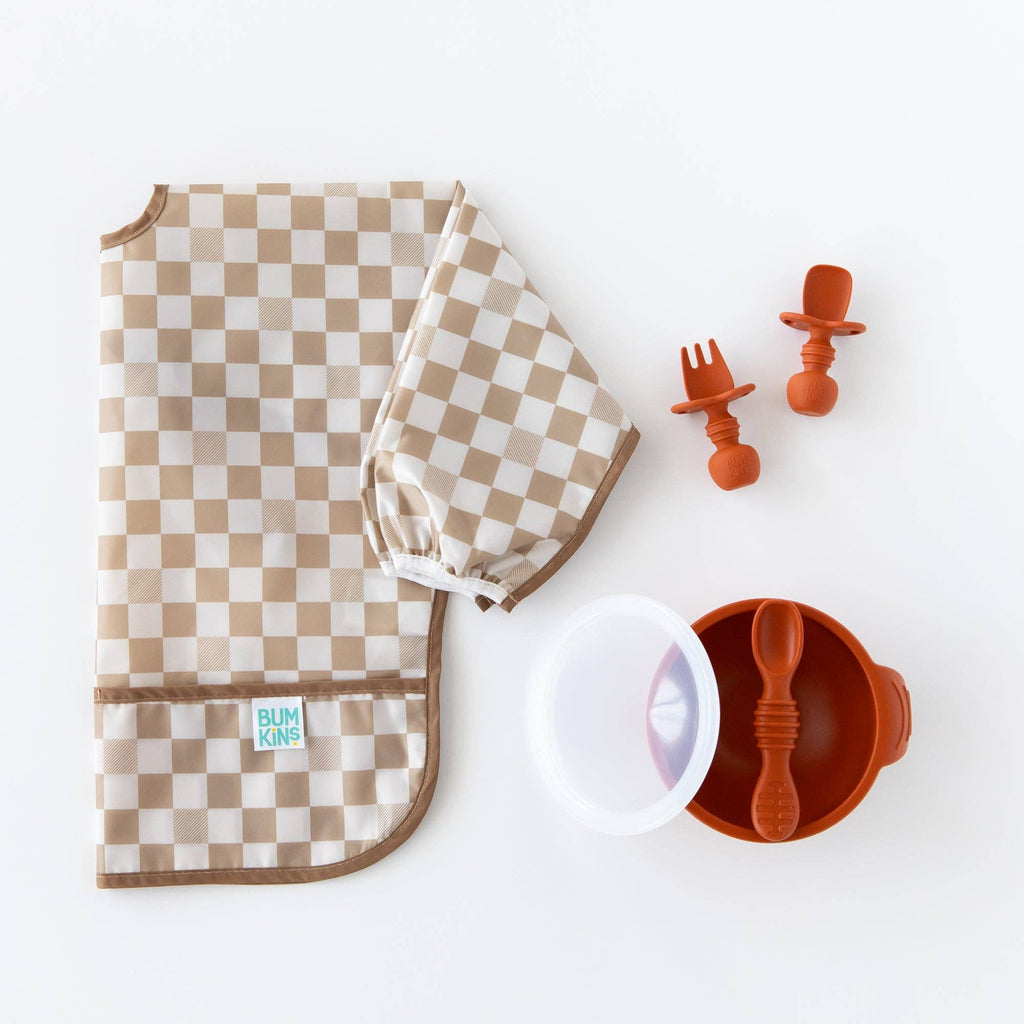 Sleeved Bib: Sand Check