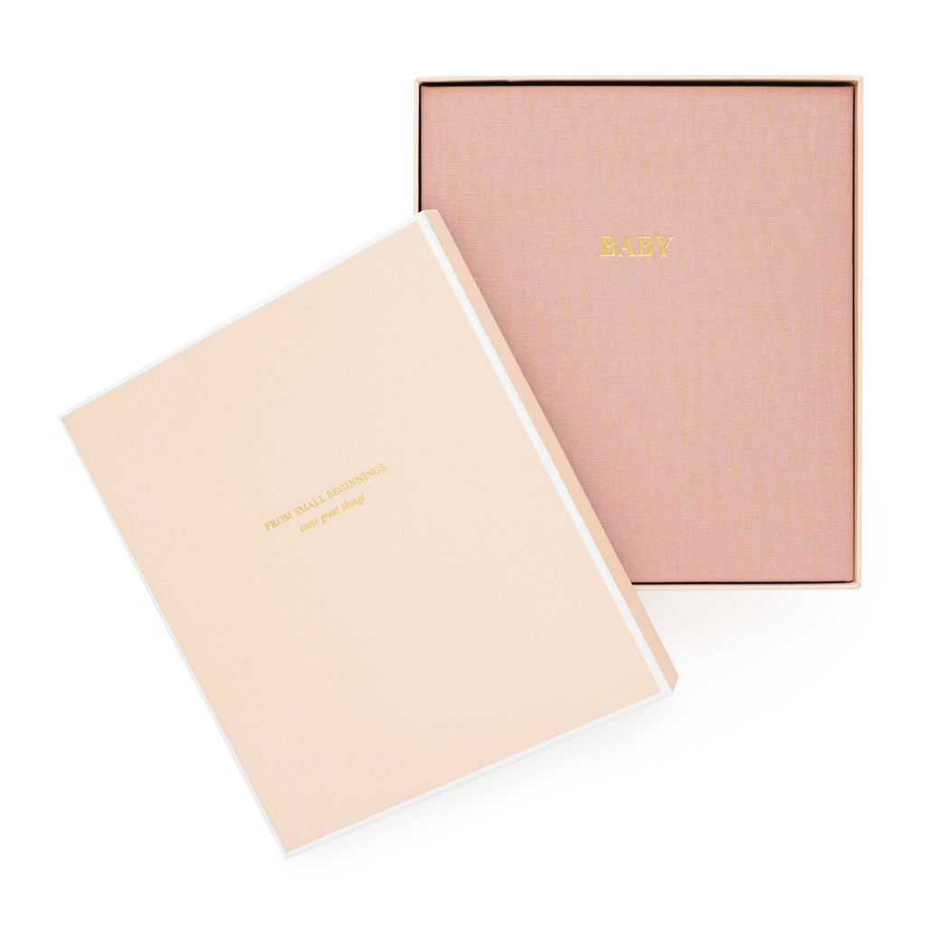 Baby Book, Rose Linen