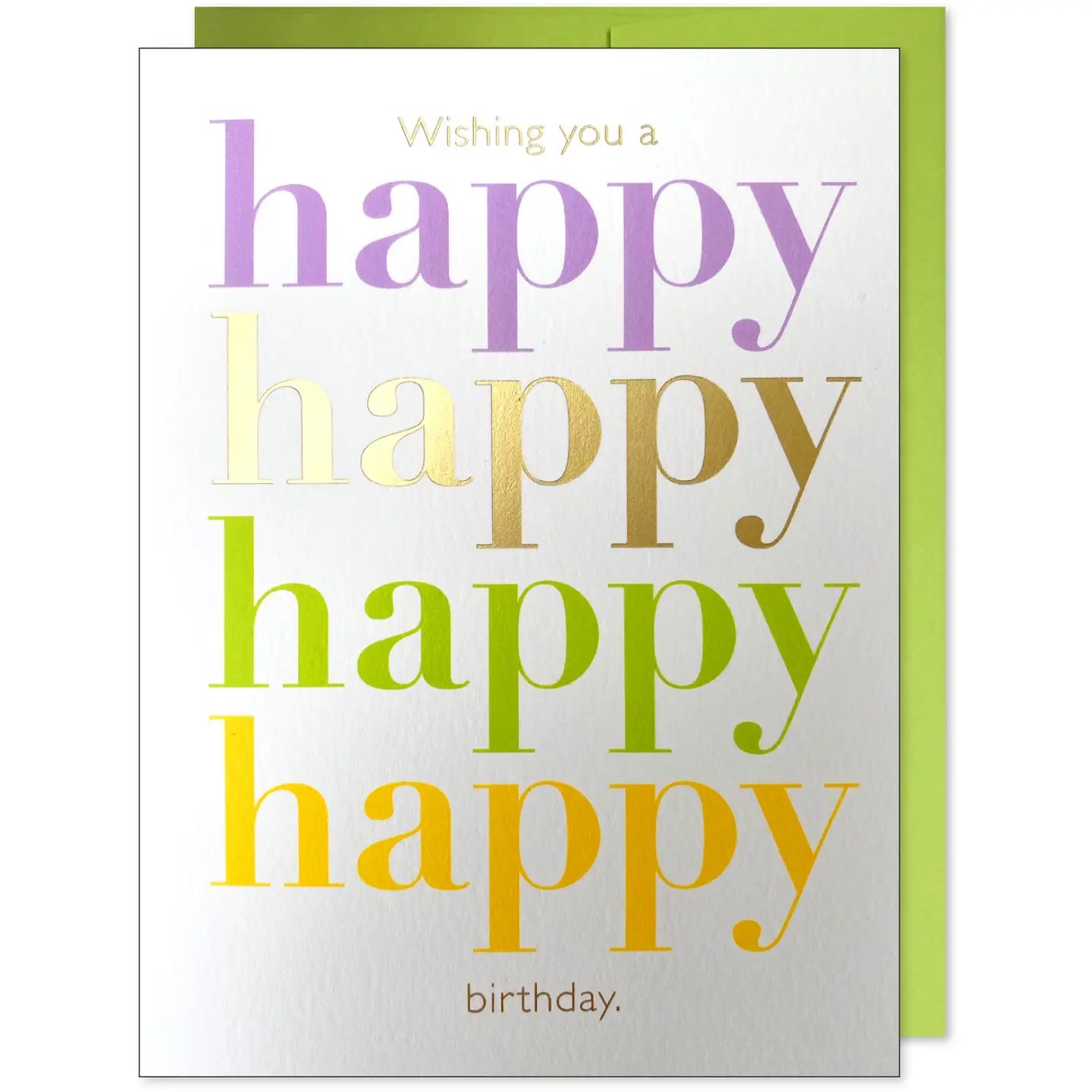 Happy Happy Birthday Card