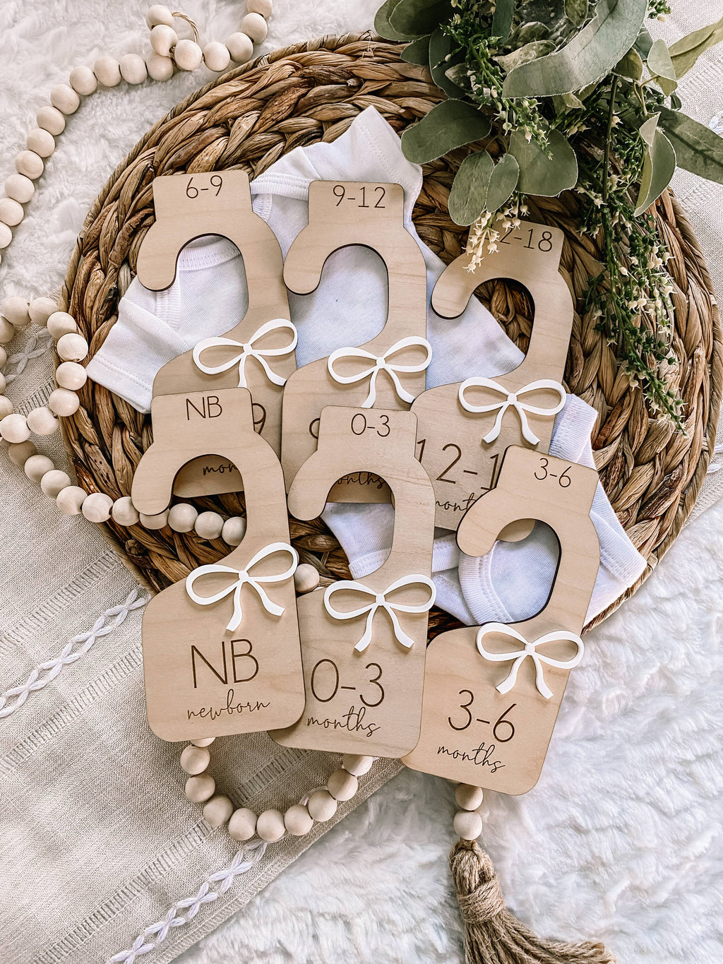 Nursery Closet Dividers - Cute Bows