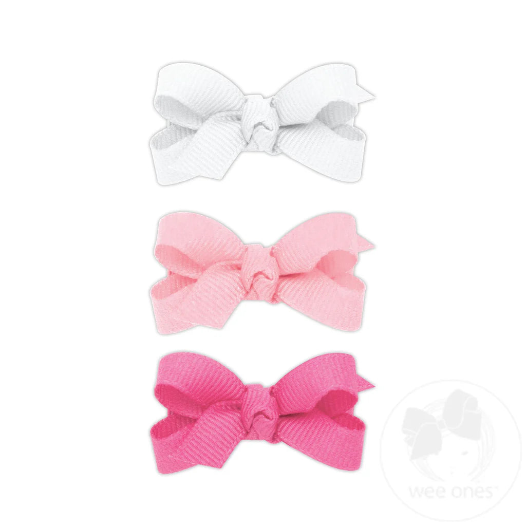 3 Baby Grosgrain Bows