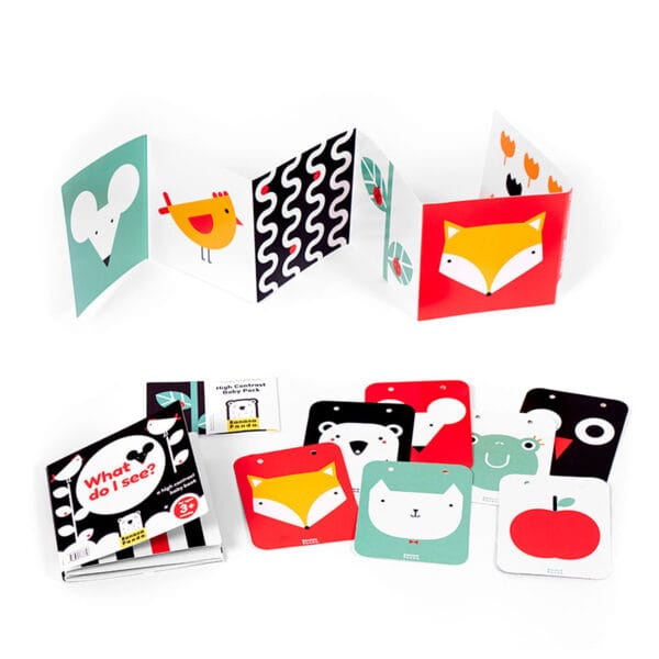 High Contrast Baby Pack for ages: 0m+, 3m+, 6m+