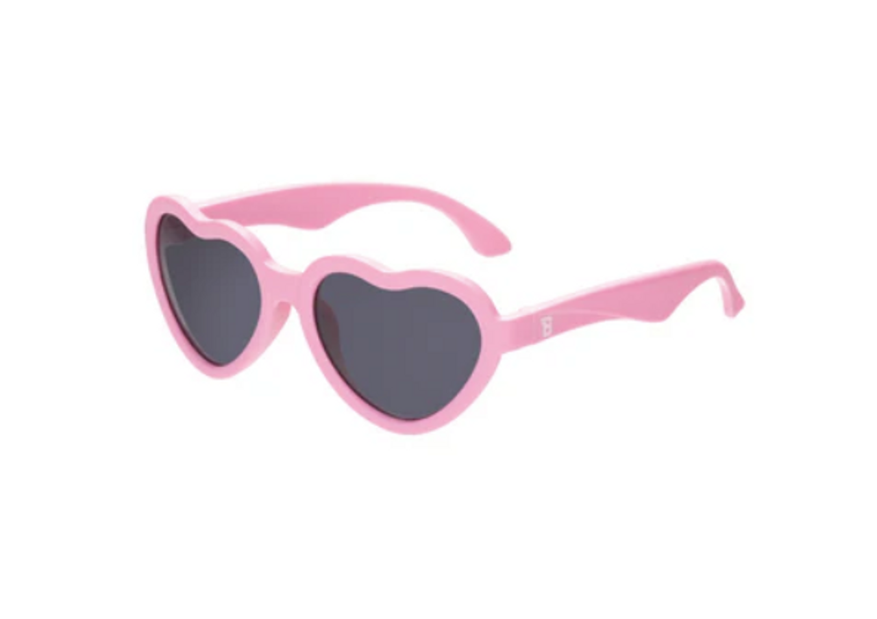 Classic Heart Sunglasses in Bubblegum Pink, Ages 0-2