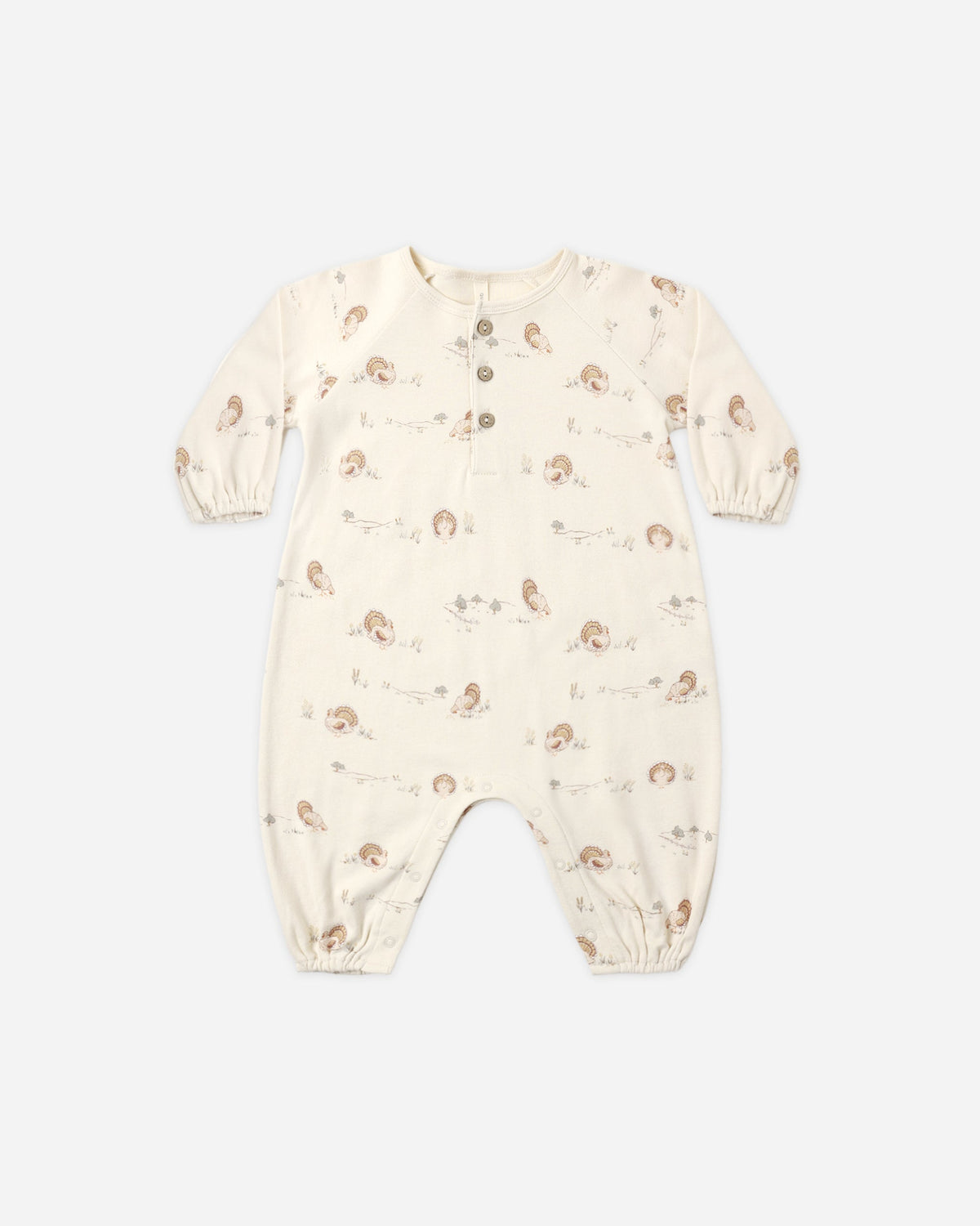 Turkey Henley Bubble Jumpsuit