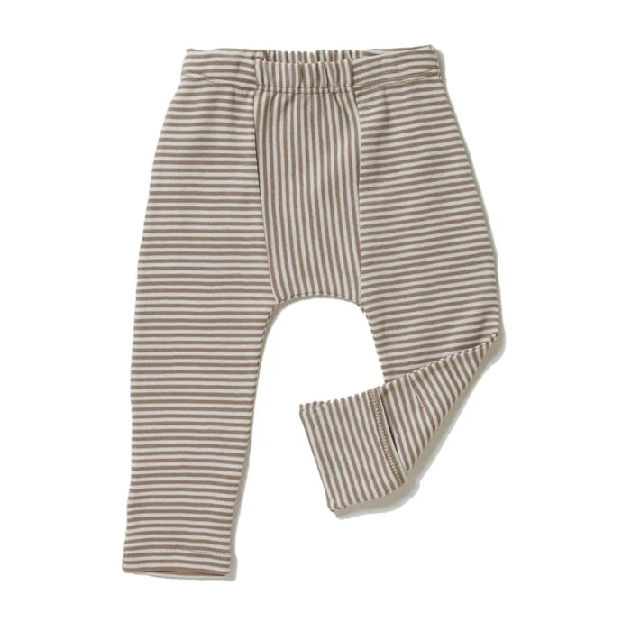 Petite Stripe Leggings with Feet Cover
