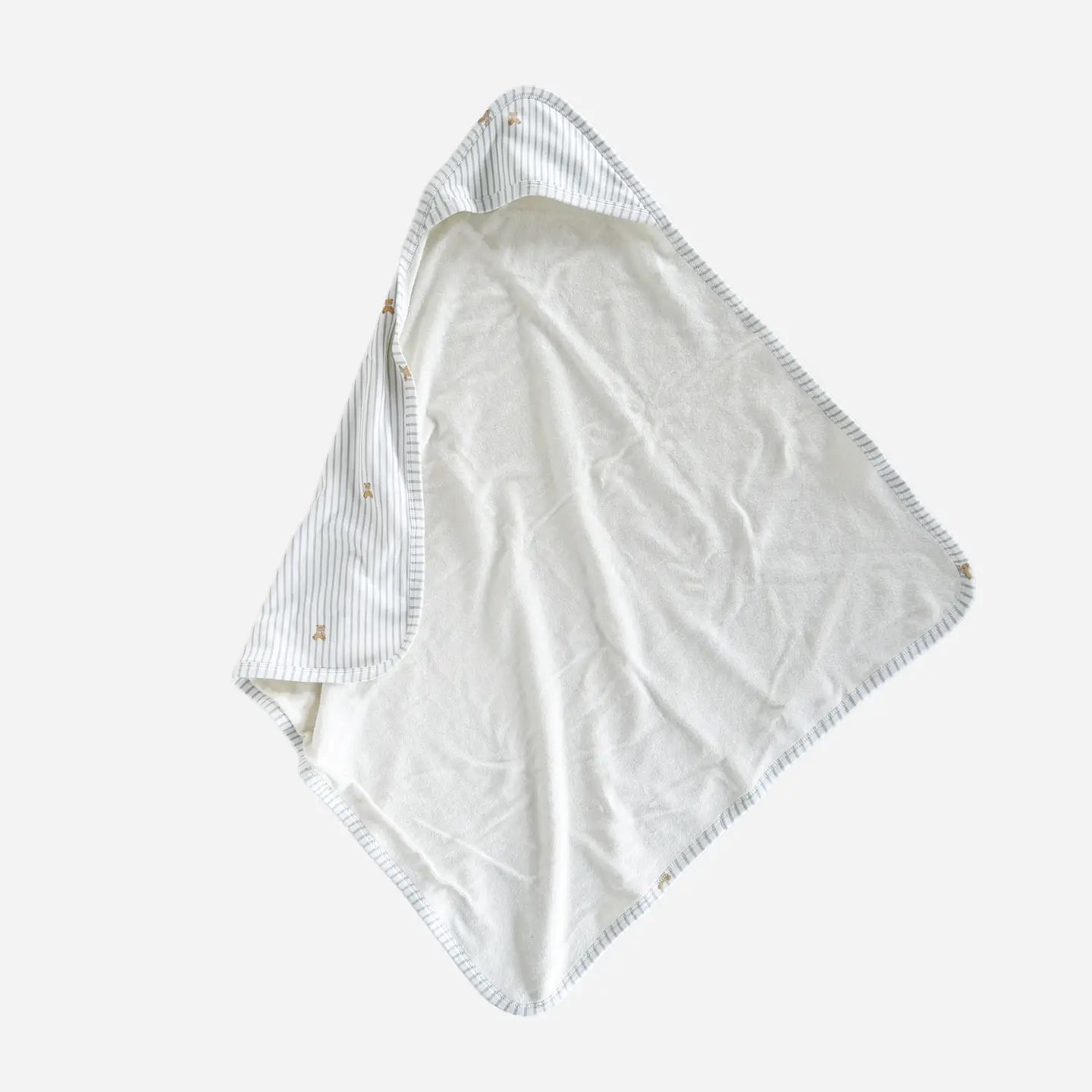Organic Cotton Hooded Towel- Teddy Bear