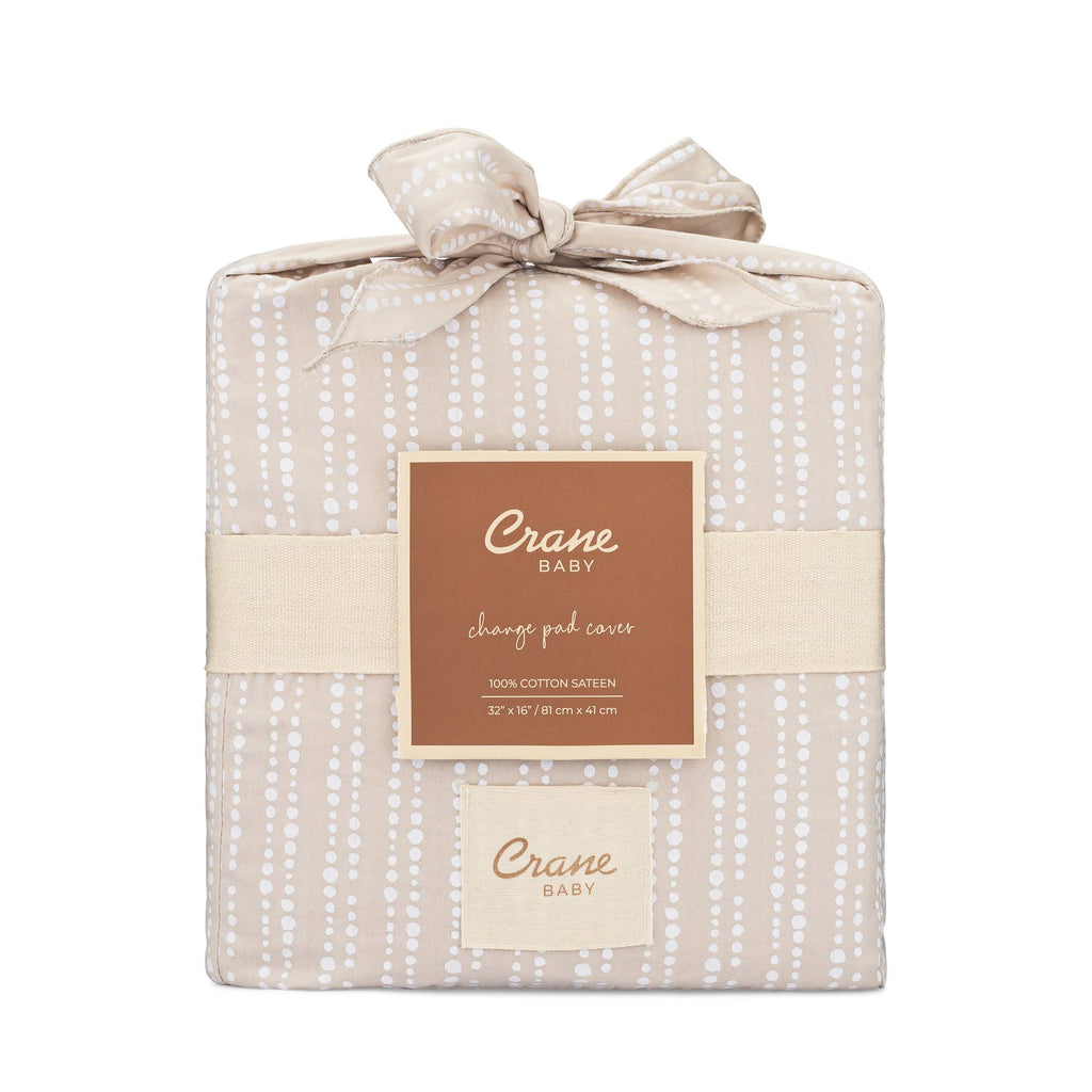 Cove Quilted Change Pad Cover (Neutral Dot)