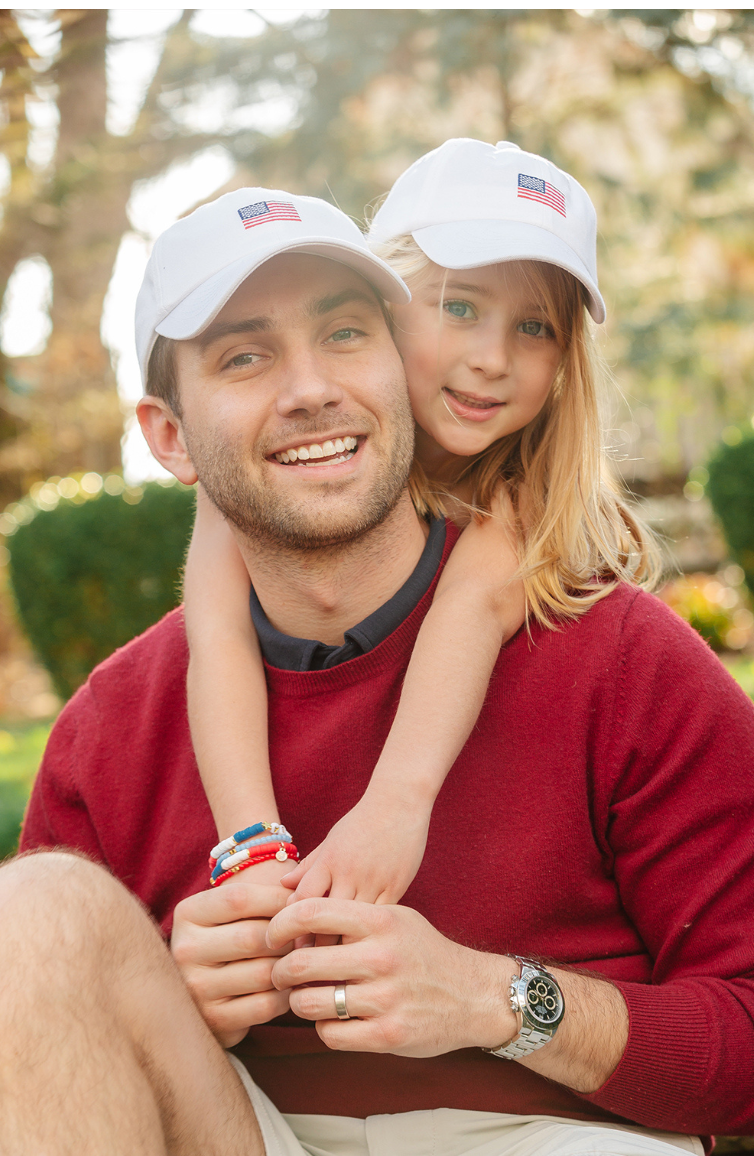 2026 American Flag Bow Baseball Hat