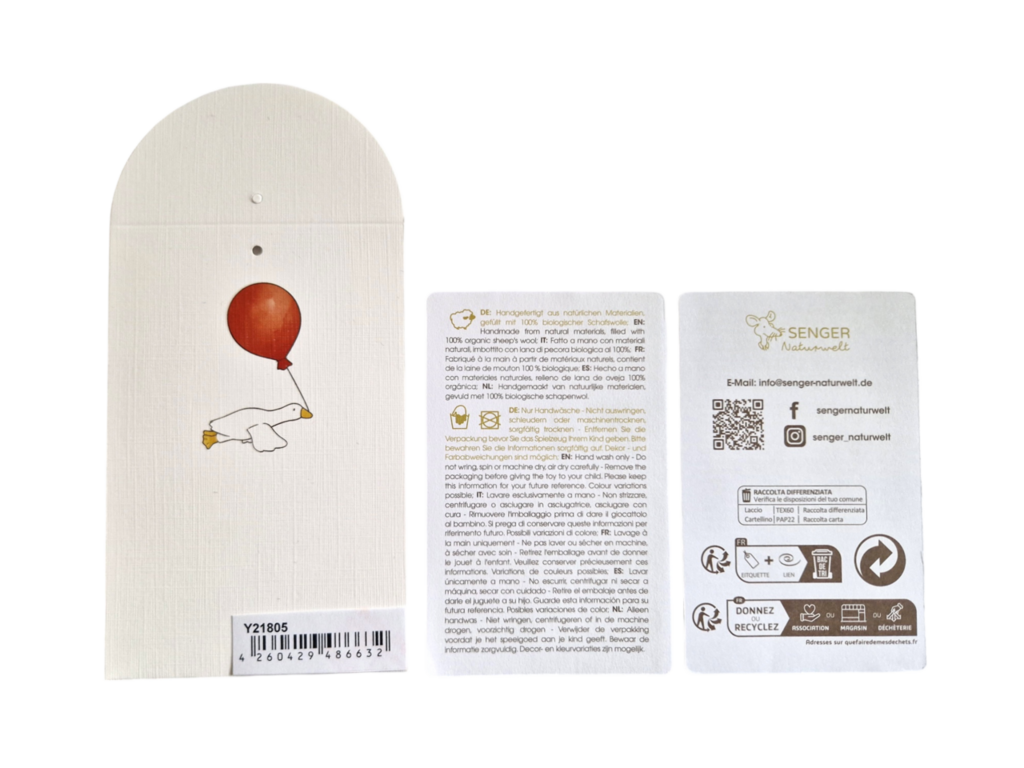 Floppy animal Rabbit, small | white