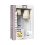 Baby BPA-Free PP Bottle Grow and Flow Set 5oz/9oz Latex- Ivory (Slow Flow + Medium Flow)